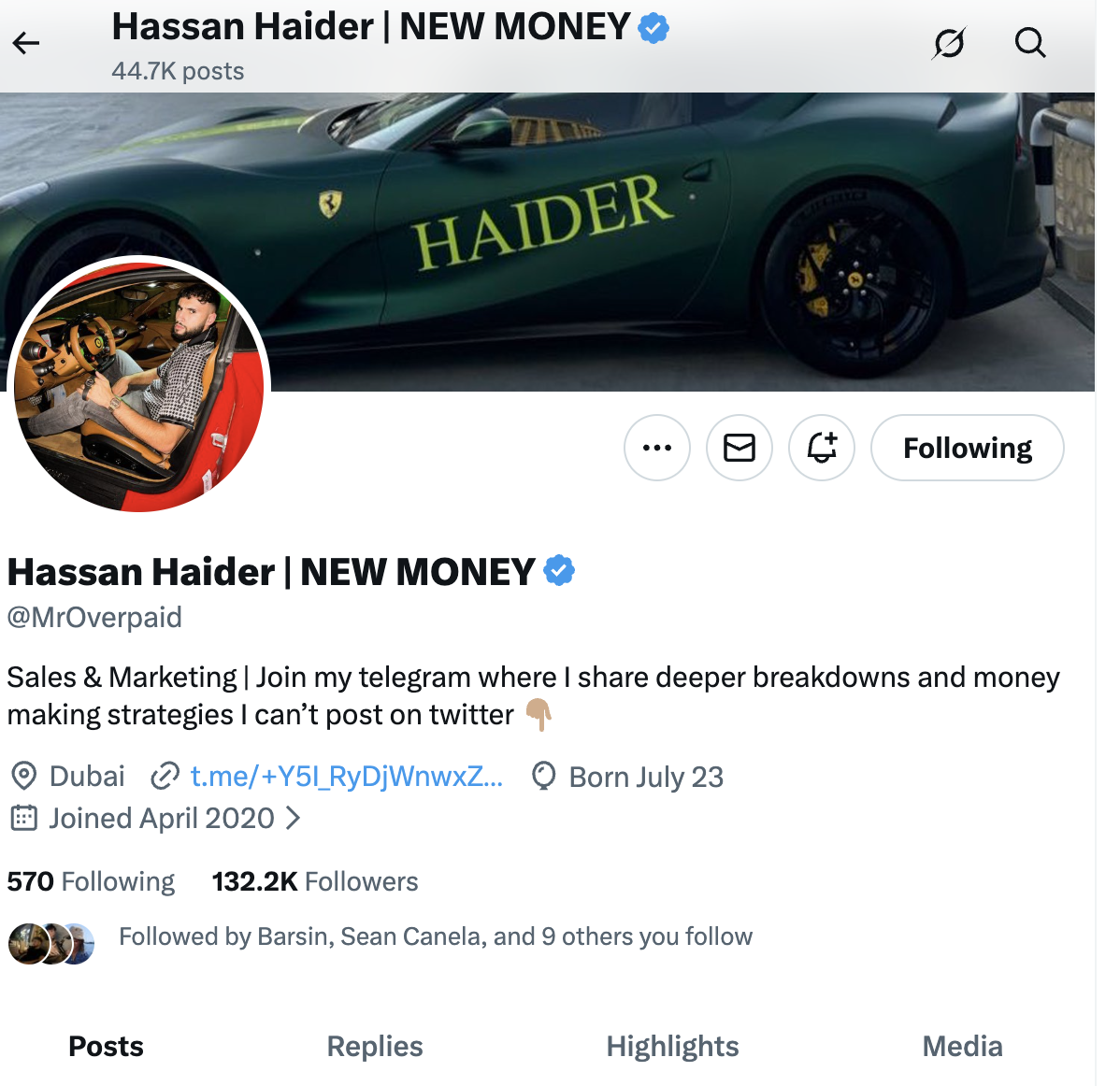 Hassan Haider Twitter Profile - 132K+ Followers